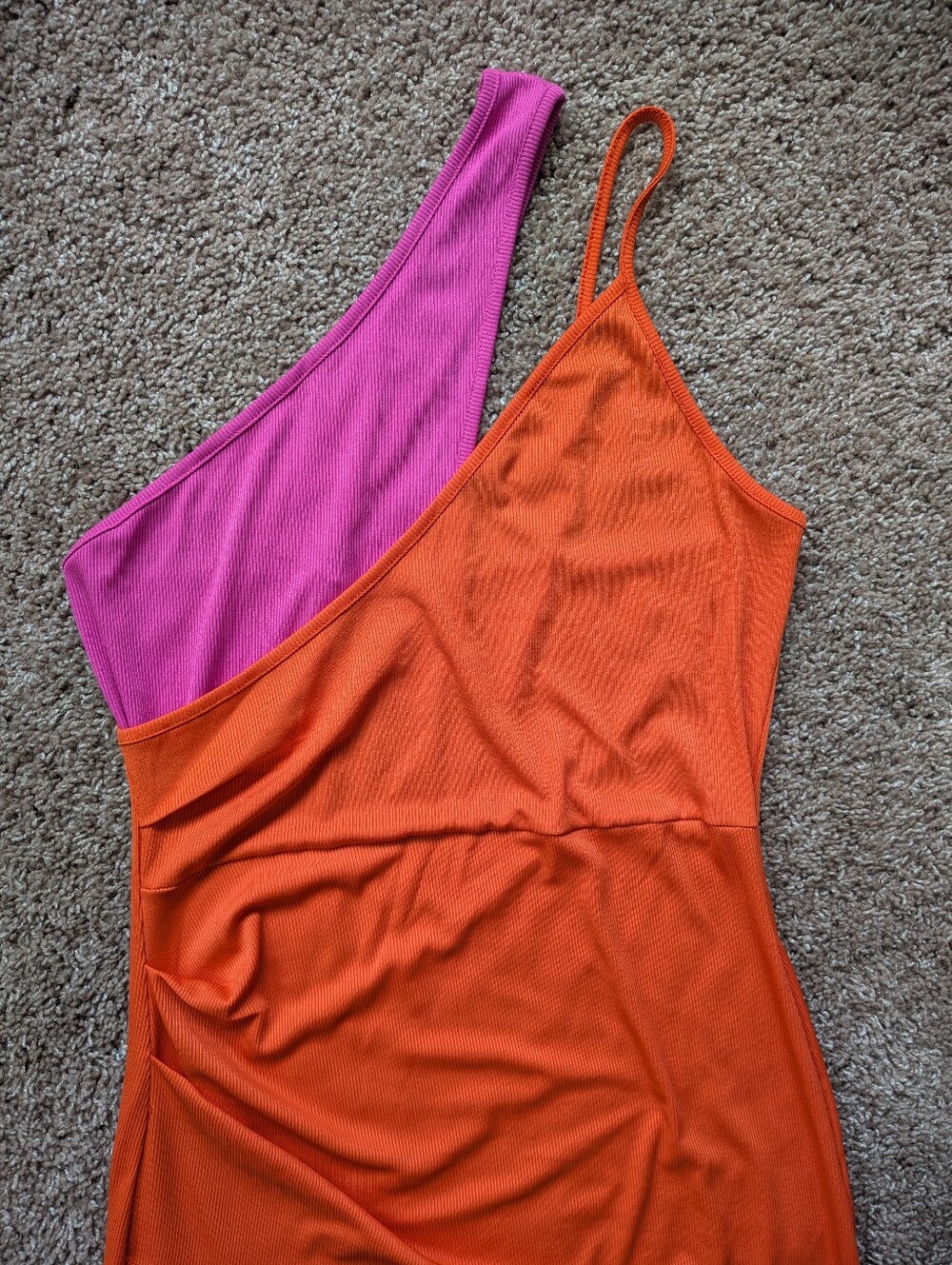 Shein Diane Colorblock Midi Dress Large - Picture 2 of 8